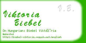 viktoria biebel business card